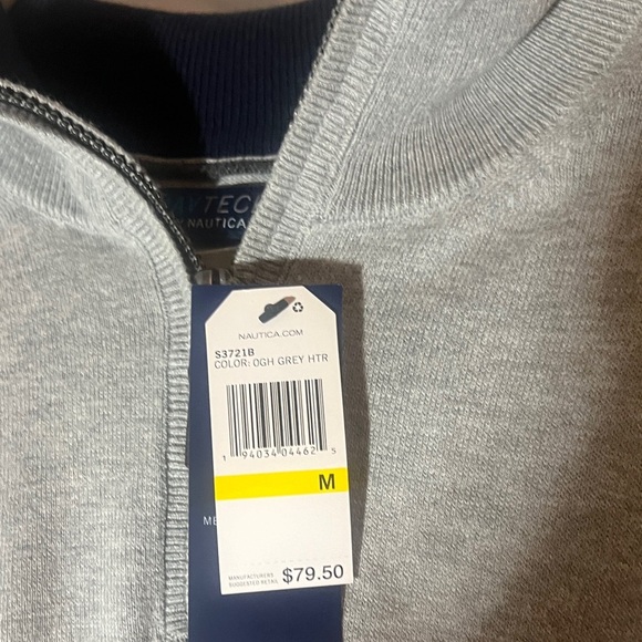 Nautica Gray Crewneck Sweater - Picture 9 of 9